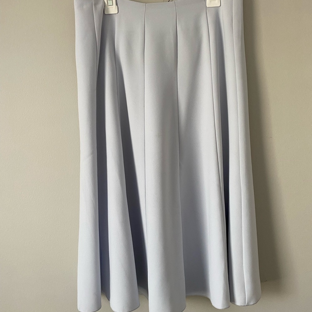 Ann Taylor light blue midi skirt size 2